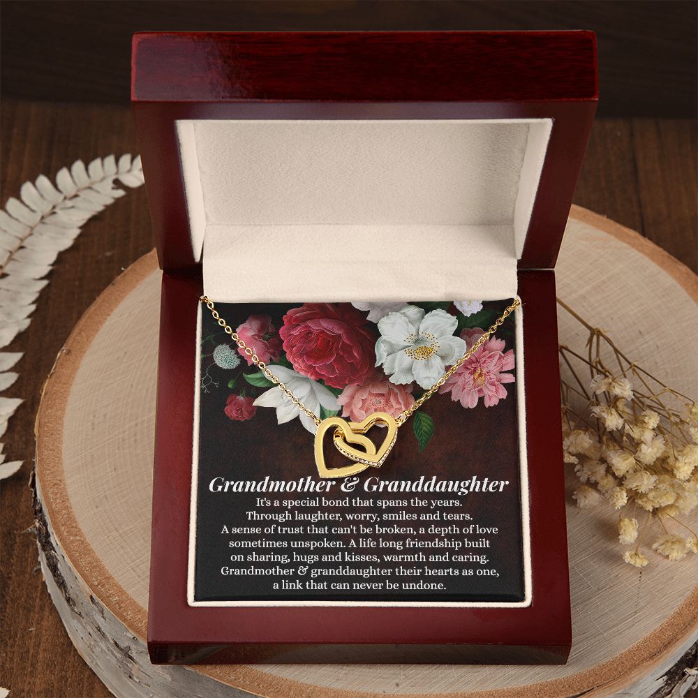 To My Grandma Necklace, Gift for Grandmother Necklace, Mothers Day Gift For Grandma Nana, Grandma Jewelry From Grandchildren GrandKids , Jewelry Box Gift For Grandma Grandmother