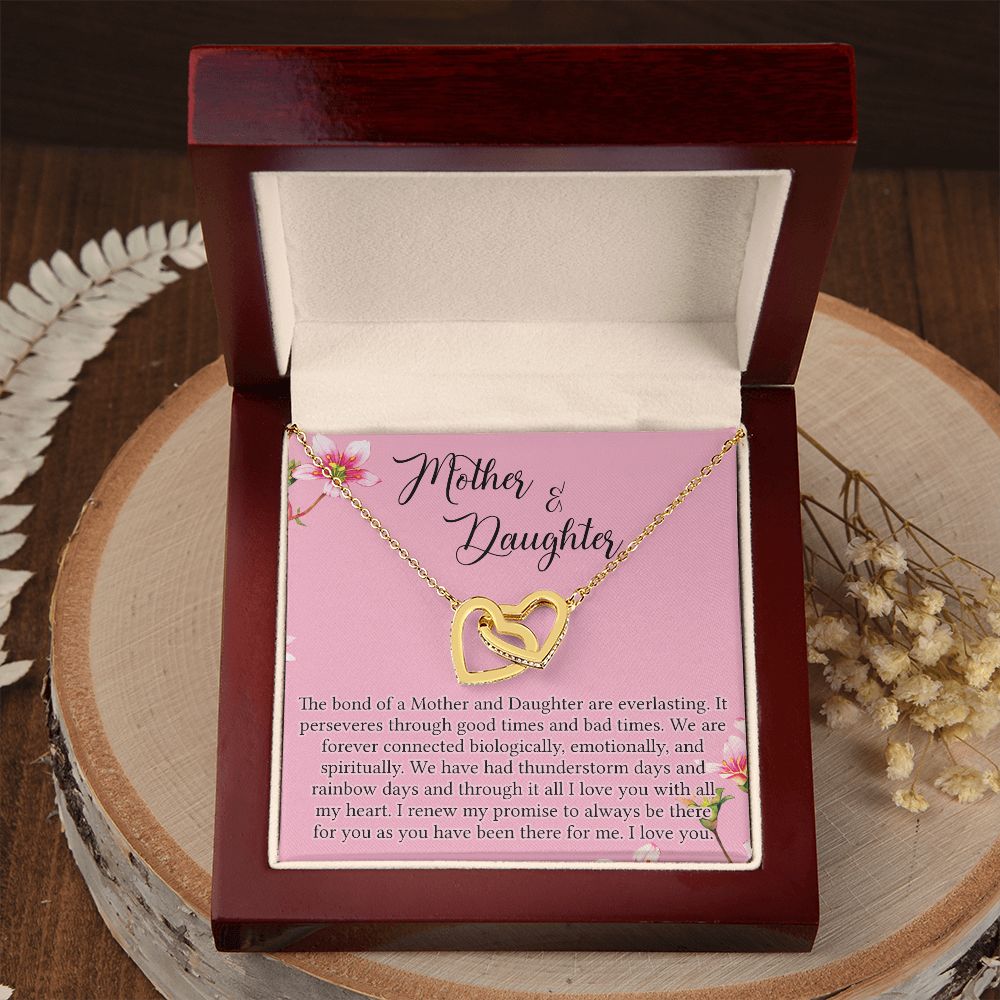 To My Mother Mom Bestfriend Best Mommy Mother In Law Stepmom For Mothers Day Birthday From Son Daughter Stepson Stepdaughter Necklace Gift Interlocking Hearts Necklace