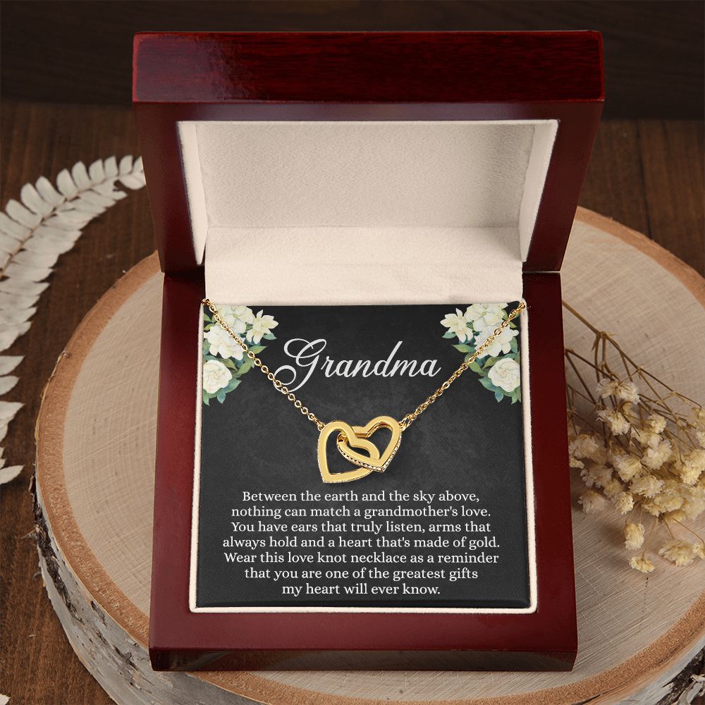 To My Grandma Necklace, Gift for Grandmother Necklace, Mothers Day Gift For Grandma Nana, Grandma Jewelry From Grandchildren GrandKids , Jewelry Box Gift For Grandma Grandmother