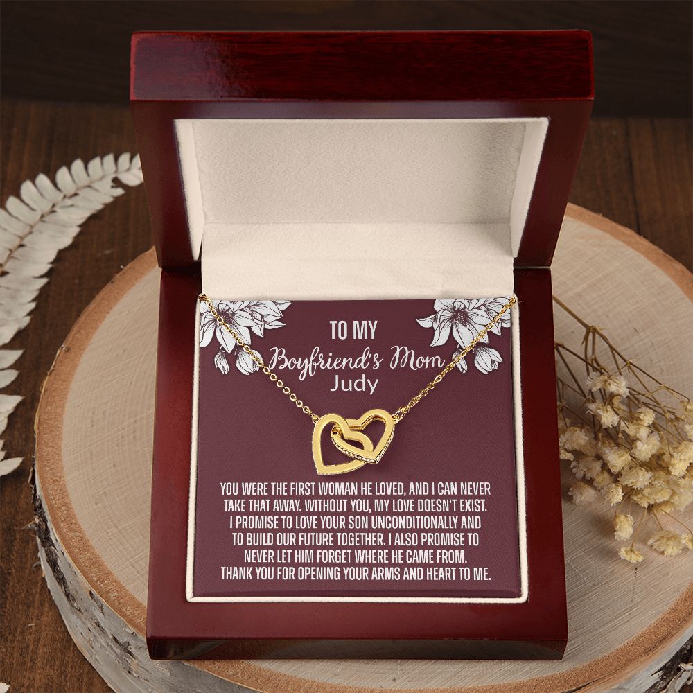 To My Boyfriend Mom Gift Necklace for Boyfriends Mom Gift Mother in Law Jewelry Gift Birthday Gift For Boyfriend's Mom Gift for Boyfriends Mom Gift for Boyfriend's Mom