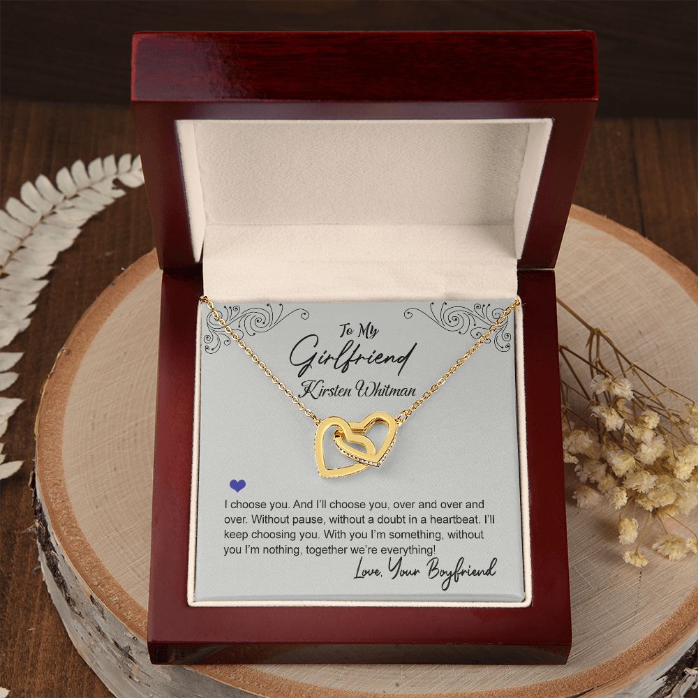 To My Girlfriend Necklace from Boyfriend To My Future Wife Necklace Jewelry For Girlfriend Gift For Girlfriend Gift for Her Romantic Birthday Valentines Day Gift For Girlfriend Gifts Necklaces