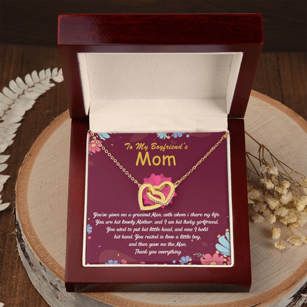 To My Boyfriend Mom Gift Necklace for Boyfriends Mom Gift Mother in Law Jewelry Gift Birthday Gift For Boyfriend's Mom Gift for Boyfriends Mom Gift for Boyfriend's Mom