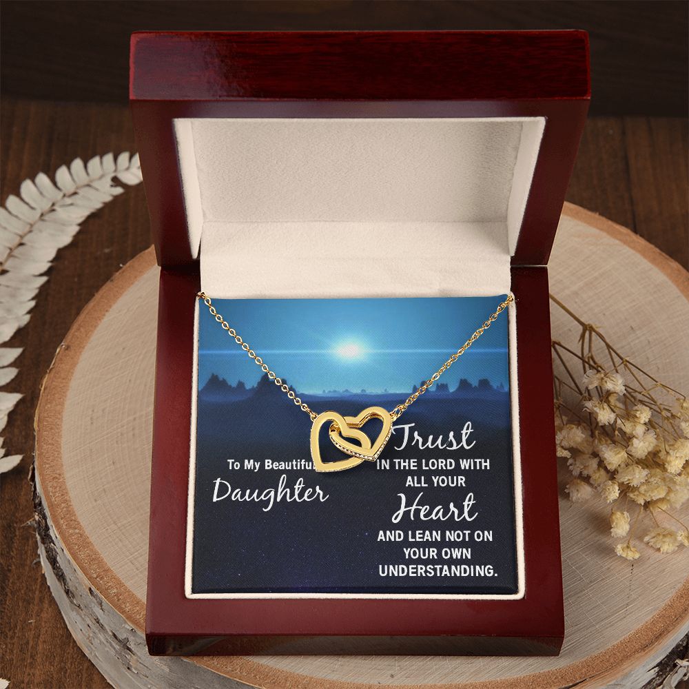 To My Daughter Necklace Gift from Mom, Mother and Daughter Jewelry Necklace for Girls, Mother Daughter Gift Ideas, Jewelry Pendant Necklace