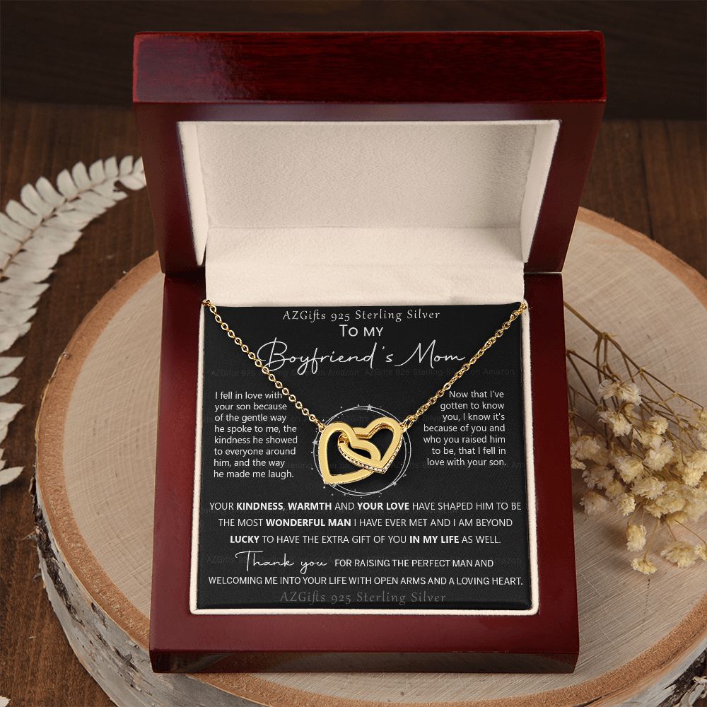 To My Boyfriend's Mom Necklace, Gift for Boyfriend's Mom, Boyfriend's Mom Gift, Boyfriends Mom Birthday Gift, Mother's Day Gift for Boyfriends Mom, Boyfriend Mom Jewelry