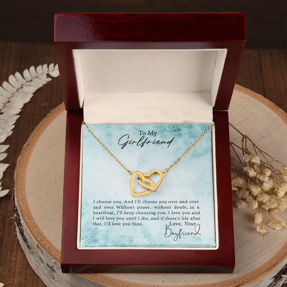 To My Girlfriend Necklace from Boyfriend To My Future Wife Necklace Jewelry For Girlfriend Gift For Girlfriend Gift for Her Romantic Birthday Valentines Day Gift For Girlfriend Gifts Necklaces