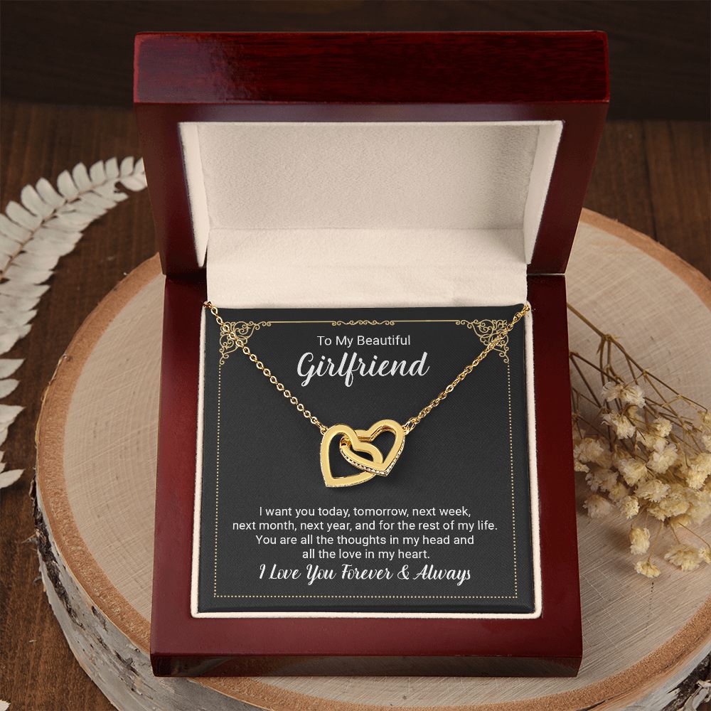 To My Girlfriend Necklace from Boyfriend To My Future Wife Necklace Jewelry For Girlfriend Gift For Girlfriend Gift for Her Romantic Birthday Valentines Day Gift For Girlfriend Gifts Necklaces