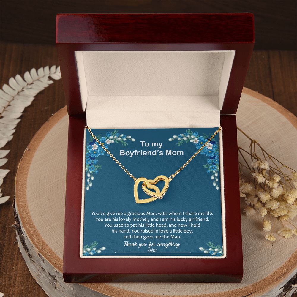To My Boyfriend Mom Gift Necklace for Boyfriends Mom Gift Mother in Law Jewelry Gift Birthday Gift For Boyfriend's Mom Gift for Boyfriends Mom Gift for Boyfriend's Mom