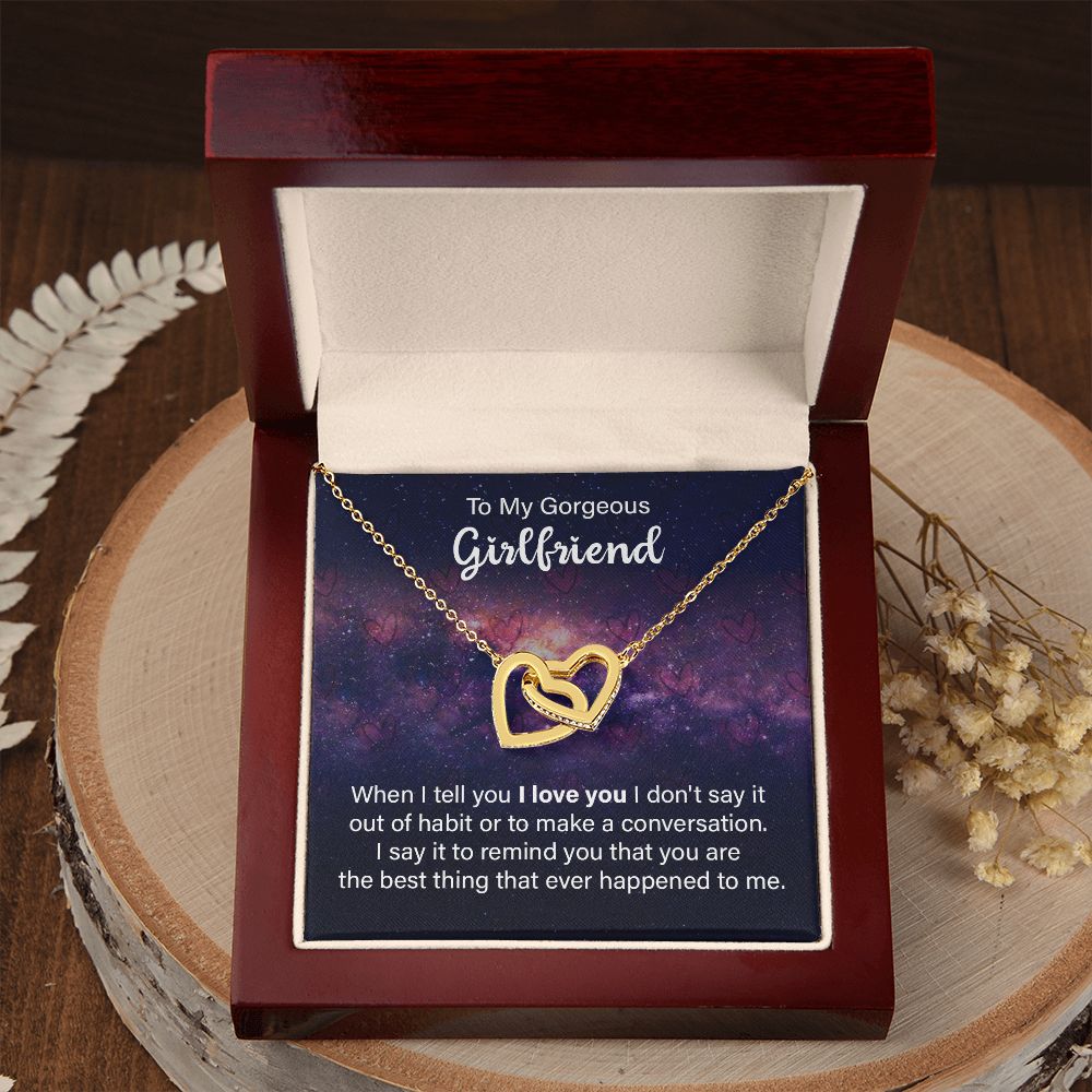 To My Girlfriend Necklace from Boyfriend To My Future Wife Necklace Jewelry For Girlfriend Gift For Girlfriend Gift for Her Romantic Birthday Valentines Day Gift For Girlfriend Gifts Necklaces