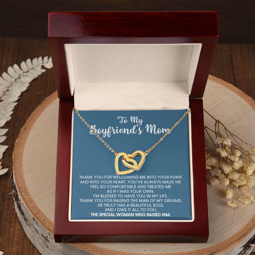To My Boyfriend Mom Gift Necklace for Boyfriends Mom Gift Mother in Law Jewelry Gift Birthday Gift For Boyfriend's Mom Gift for Boyfriends Mom Gift for Boyfriend's Mom