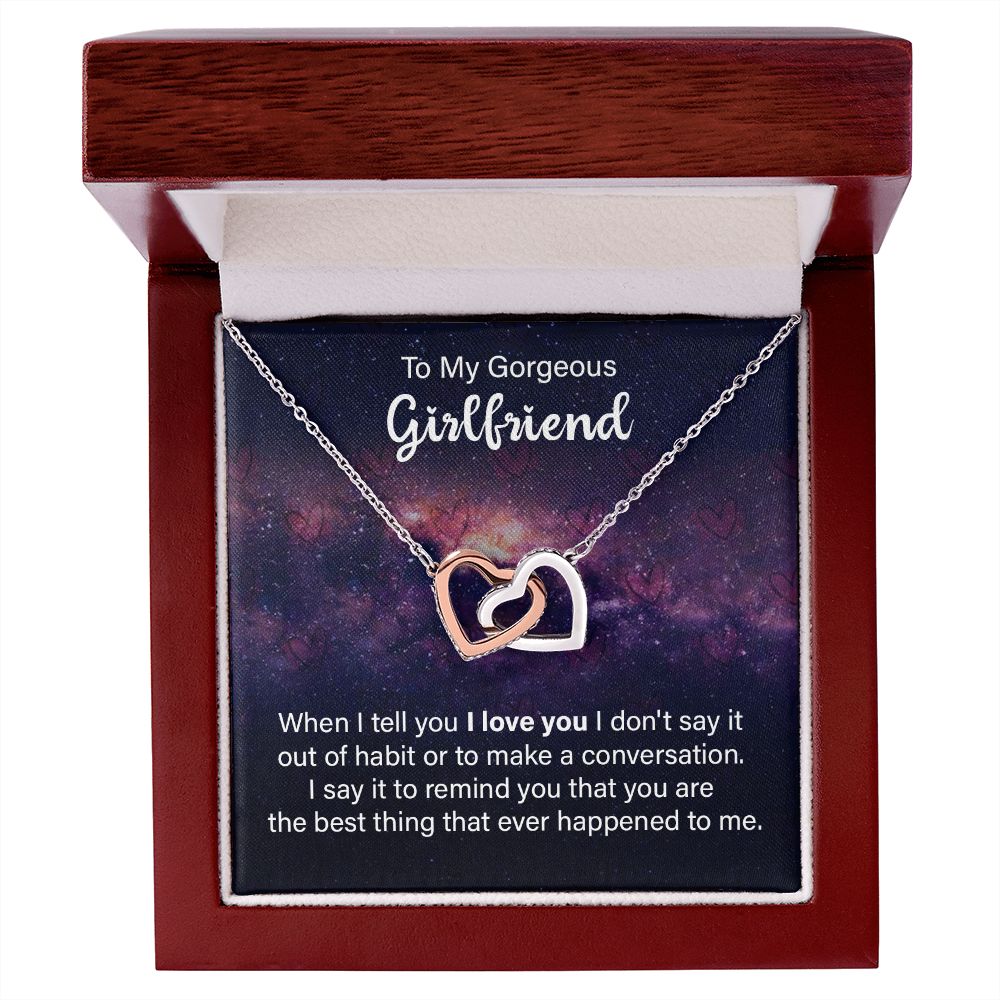 To My Girlfriend Necklace from Boyfriend To My Future Wife Necklace Jewelry For Girlfriend Gift For Girlfriend Gift for Her Romantic Birthday Valentines Day Gift For Girlfriend Gifts Necklaces