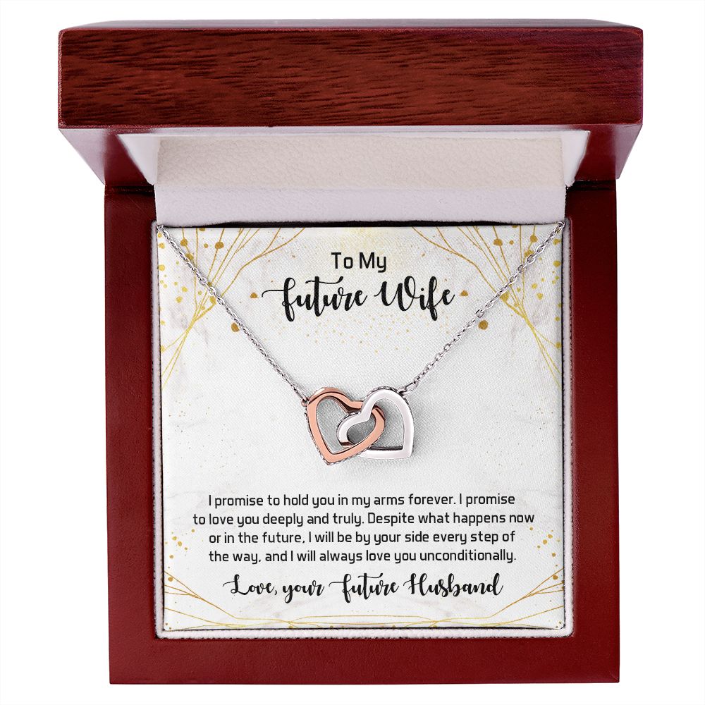 To My Future Wife Necklace from Boyfriend, Personalized Necklace for Women, Luxury Necklace for Girlfriend, Wedding Anniversary Present For Her, Girlfriend Gift Jewelry Christmas Birthday Gift