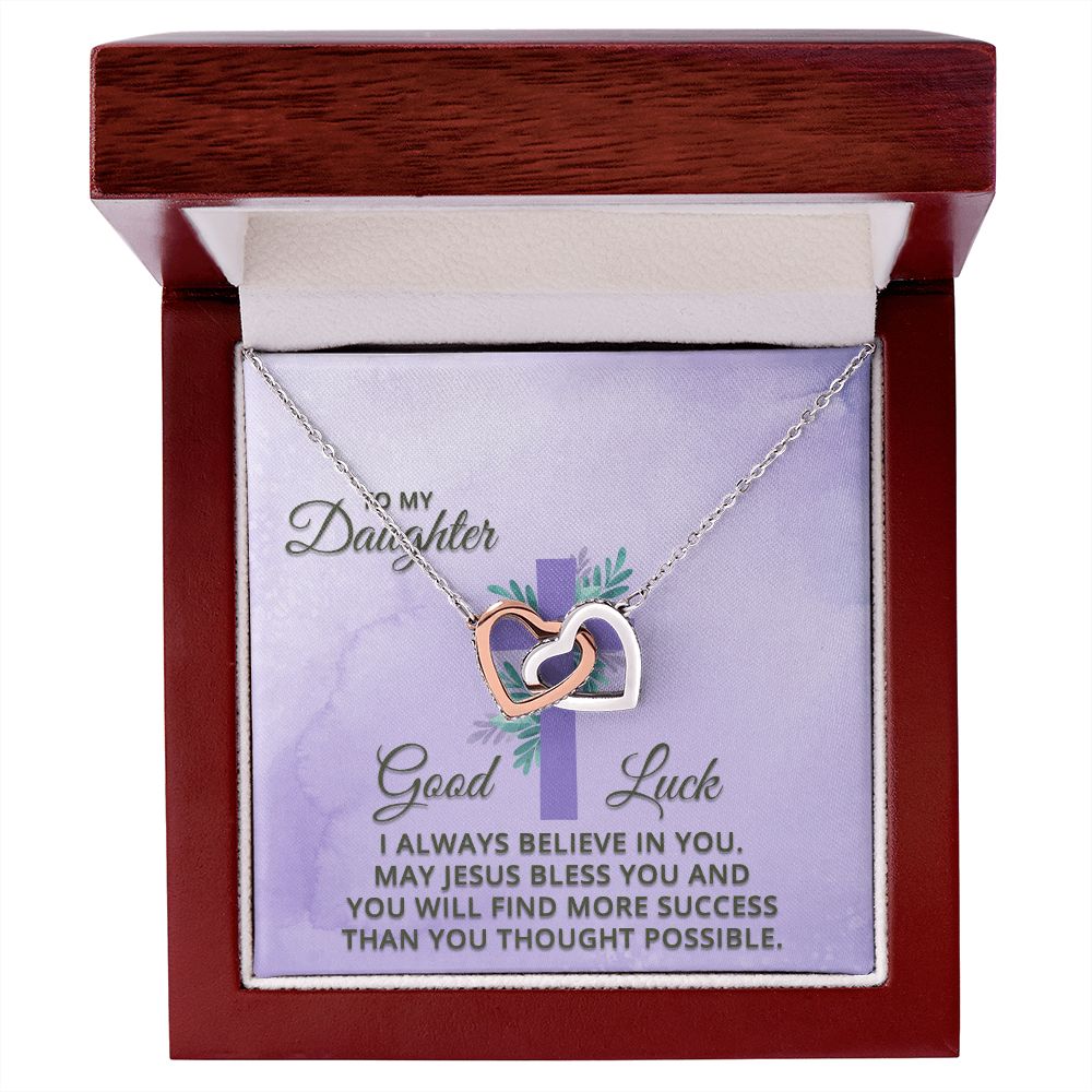 To My Daughter Necklace Gift from Mom, Mother and Daughter Jewelry Necklace for Girls, Mother Daughter Gift Ideas, Jewelry Pendant Necklace