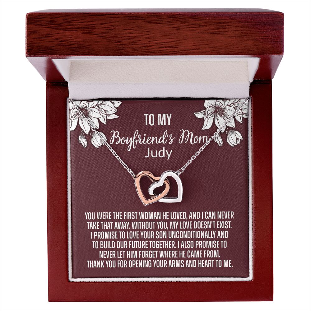 To My Boyfriend Mom Gift Necklace for Boyfriends Mom Gift Mother in Law Jewelry Gift Birthday Gift For Boyfriend's Mom Gift for Boyfriends Mom Gift for Boyfriend's Mom