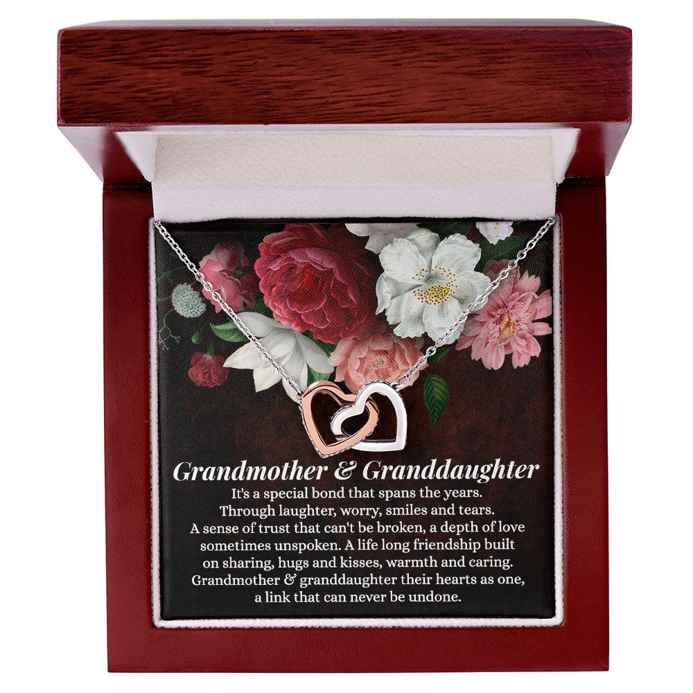 To My Grandma Necklace, Gift for Grandmother Necklace, Mothers Day Gift For Grandma Nana, Grandma Jewelry From Grandchildren GrandKids , Jewelry Box Gift For Grandma Grandmother