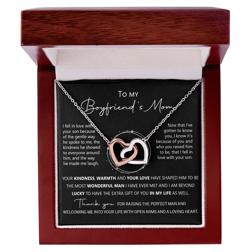 To My Boyfriend Mom Gift Necklace for Boyfriends Mom Gift Mother in Law Jewelry Gift Birthday Gift For Boyfriend's Mom Gift for Boyfriends Mom Gift for Boyfriend's Mom