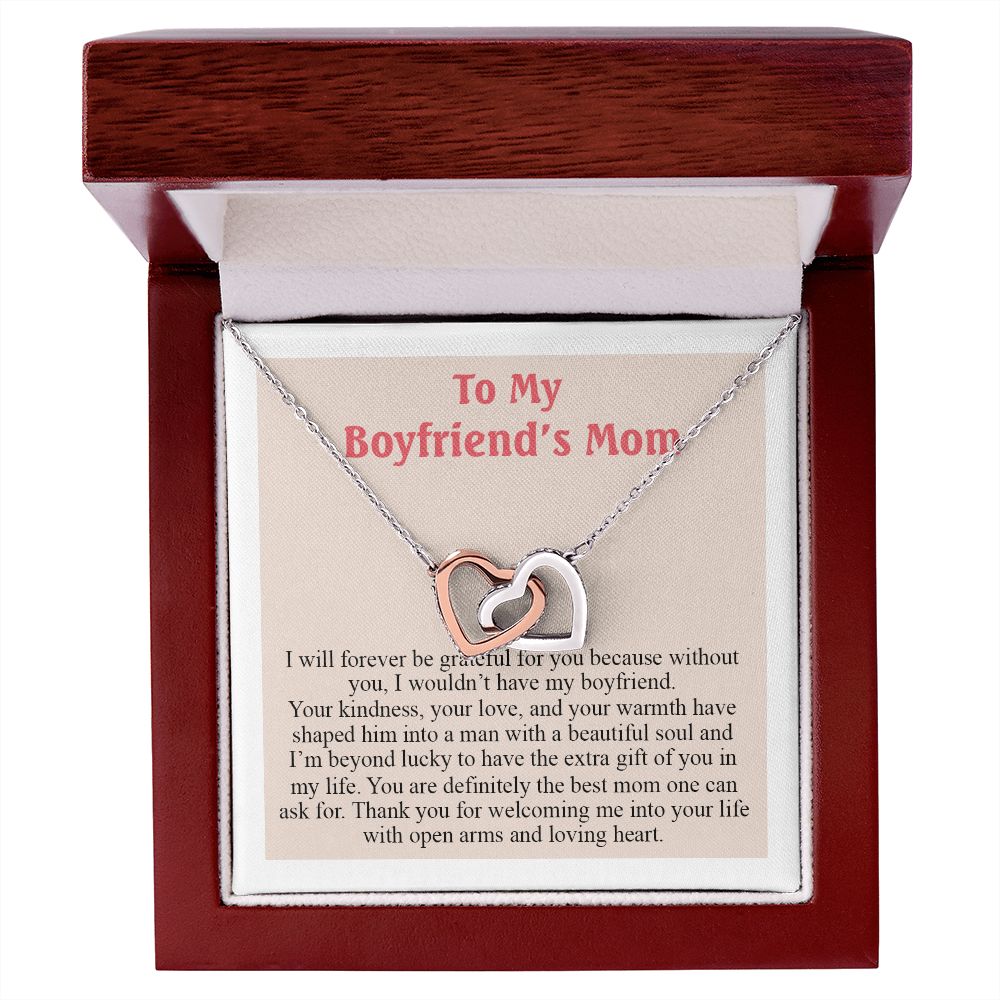 To My Boyfriend Mom Gift Necklace for Boyfriends Mom Gift Mother in Law Jewelry Gift Birthday Gift For Boyfriend's Mom Gift for Boyfriends Mom Gift for Boyfriend's Mom
