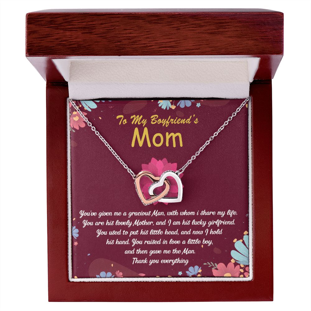 To My Boyfriend Mom Gift Necklace for Boyfriends Mom Gift Mother in Law Jewelry Gift Birthday Gift For Boyfriend's Mom Gift for Boyfriends Mom Gift for Boyfriend's Mom