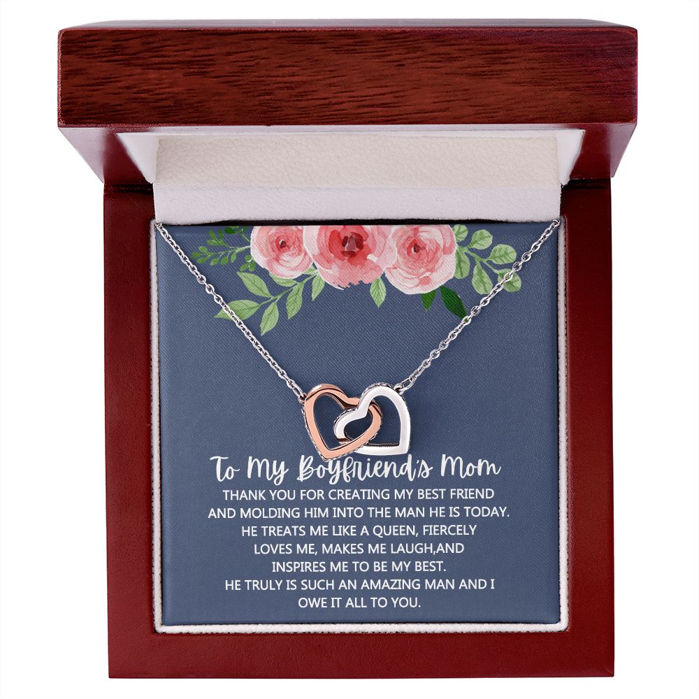 To My Boyfriend Mom Gift Necklace for Boyfriends Mom Gift Mother in Law Jewelry Gift Birthday Gift For Boyfriend's Mom Gift for Boyfriend Mom Gift for Boyfriend's Mom