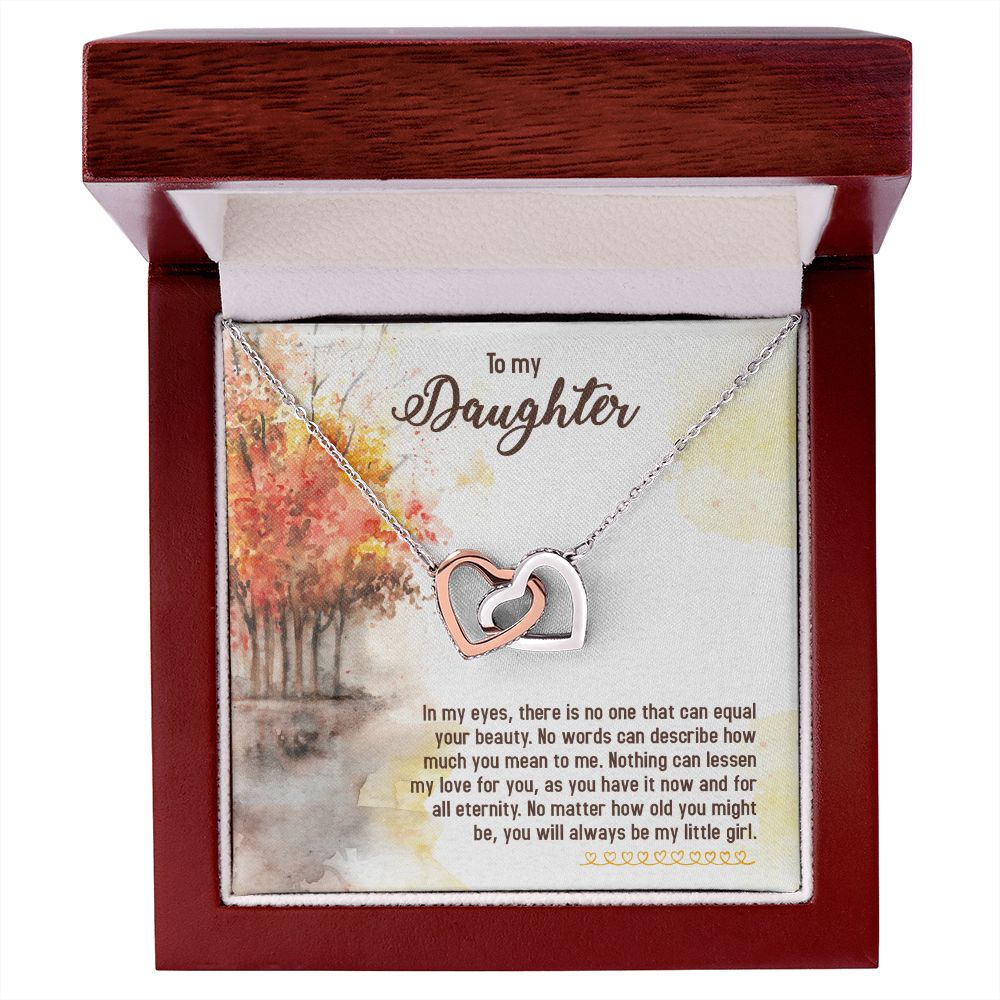 To My Daughter Necklace Gift from Mom, Mother and Daughter Jewelry Necklace for Girls, Mother Daughter Gift Ideas, Jewelry Pendant Necklace