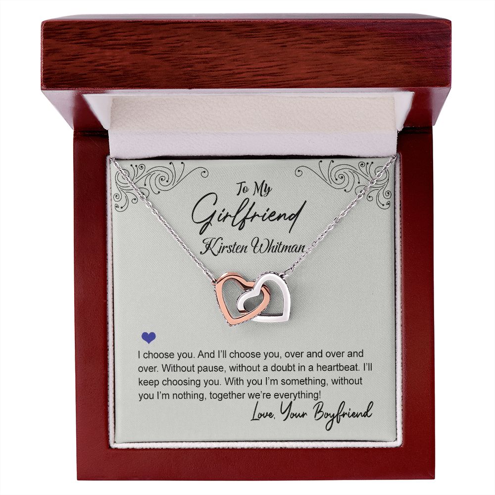 To My Girlfriend Necklace from Boyfriend To My Future Wife Necklace Jewelry For Girlfriend Gift For Girlfriend Gift for Her Romantic Birthday Valentines Day Gift For Girlfriend Gifts Necklaces