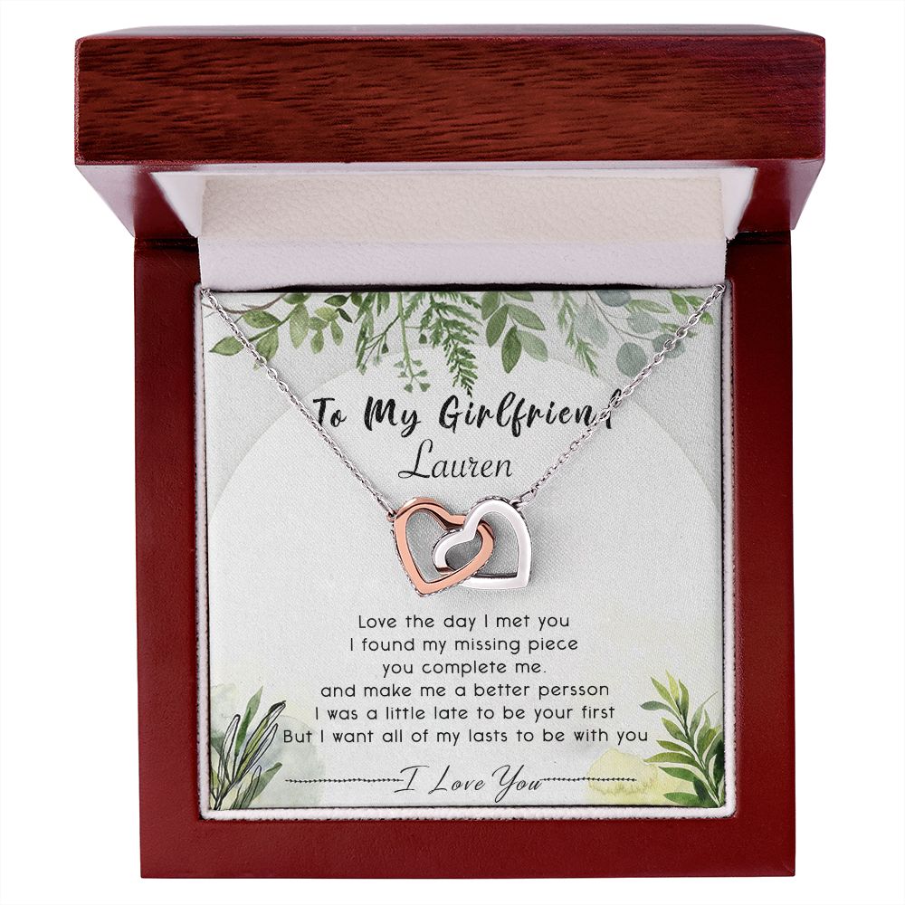 To My Girlfriend Necklace from Boyfriend To My Future Wife Necklace Jewelry For Girlfriend Gift For Girlfriend Gift for Her Romantic Birthday Valentines Day Gift For Girlfriend Gifts Necklaces