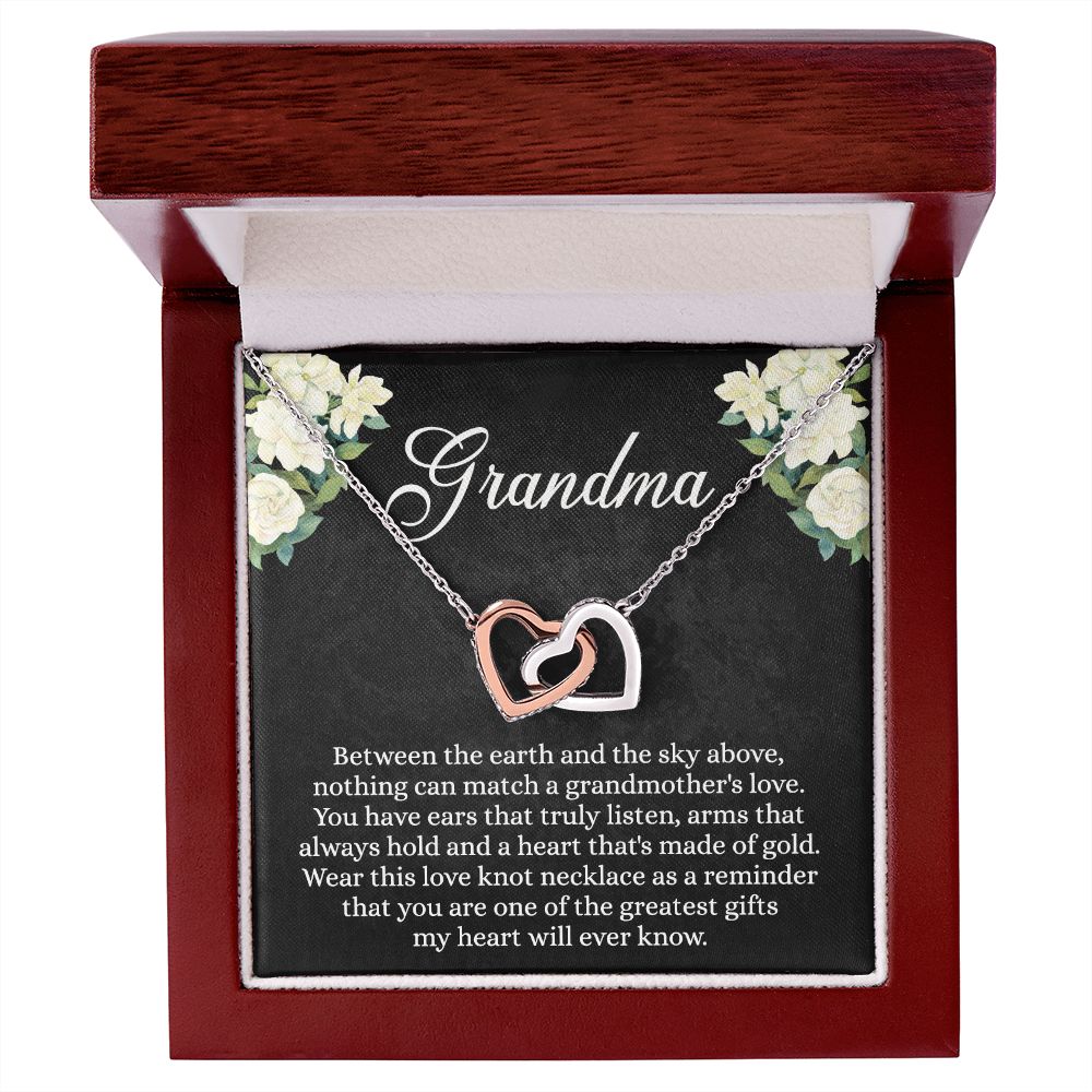 To My Grandma Necklace, Gift for Grandmother Necklace, Mothers Day Gift For Grandma Nana, Grandma Jewelry From Grandchildren GrandKids , Jewelry Box Gift For Grandma Grandmother