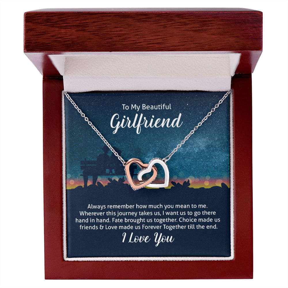 To My Girlfriend Necklace from Boyfriend To My Future Wife Necklace Jewelry For Girlfriend Gift For Girlfriend Gift for Her Romantic Birthday Valentines Day Gift For Girlfriend Gifts Necklaces