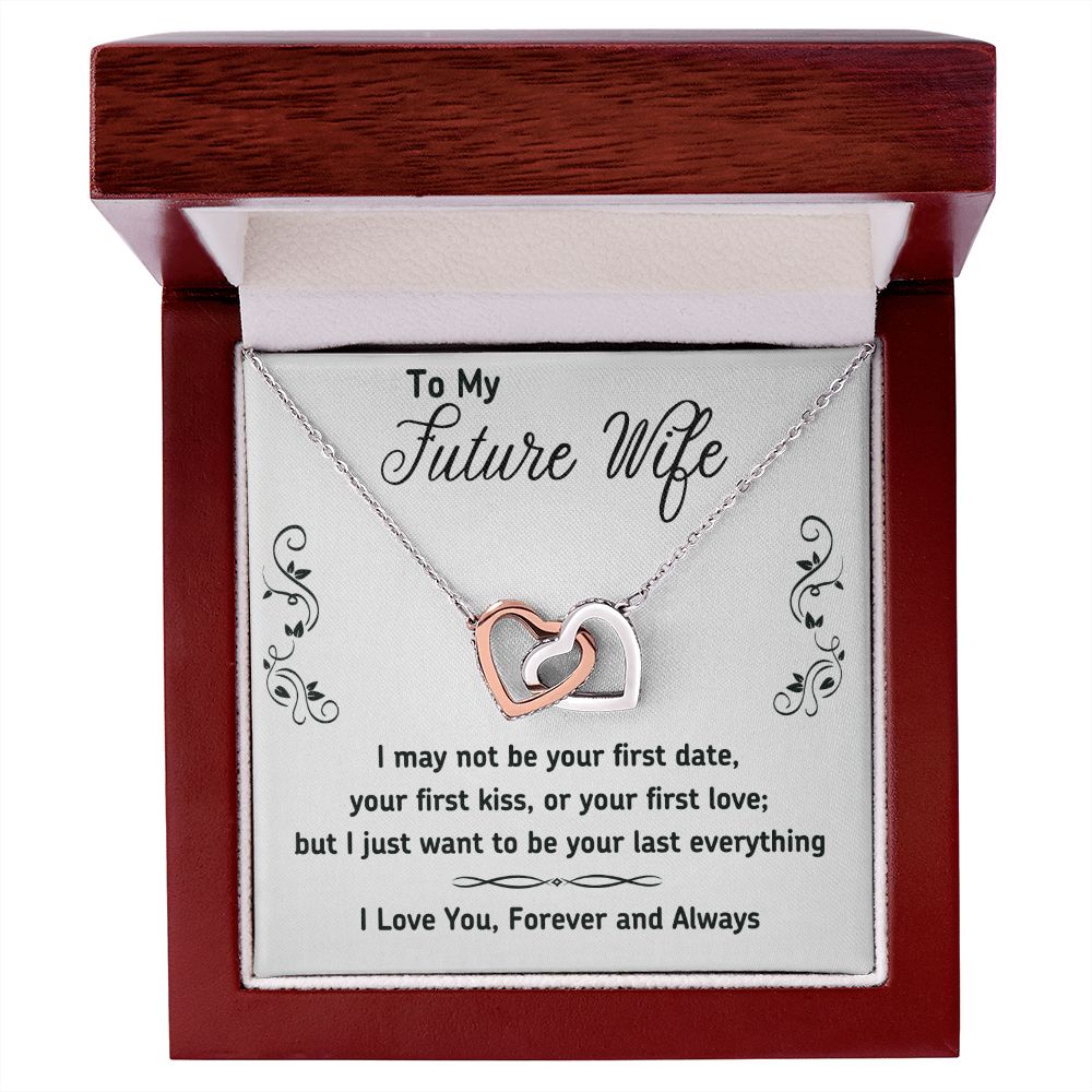 To My Future Wife Necklace from Boyfriend, Personalized Necklace for Women, Luxury Necklace for Girlfriend, Wedding Anniversary Present For Her, Girlfriend Gift Jewelry Christmas Birthday Gift