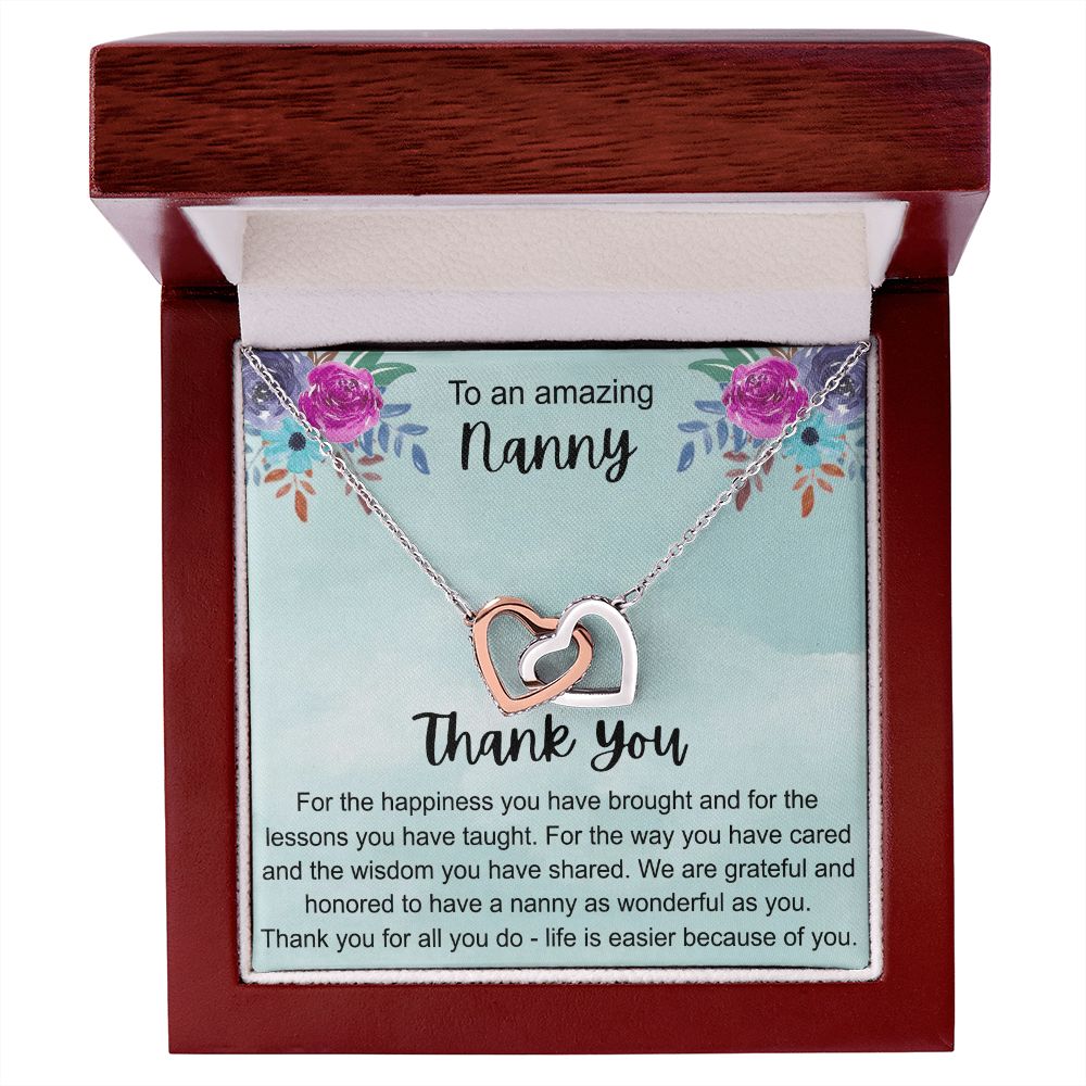 To My Grandma Necklace, Gift for Grandmother Necklace, Mothers Day Gift For Grandma Nana, Grandma Jewelry From Grandchildren GrandKids , Jewelry Box Gift For Grandma Grandmother