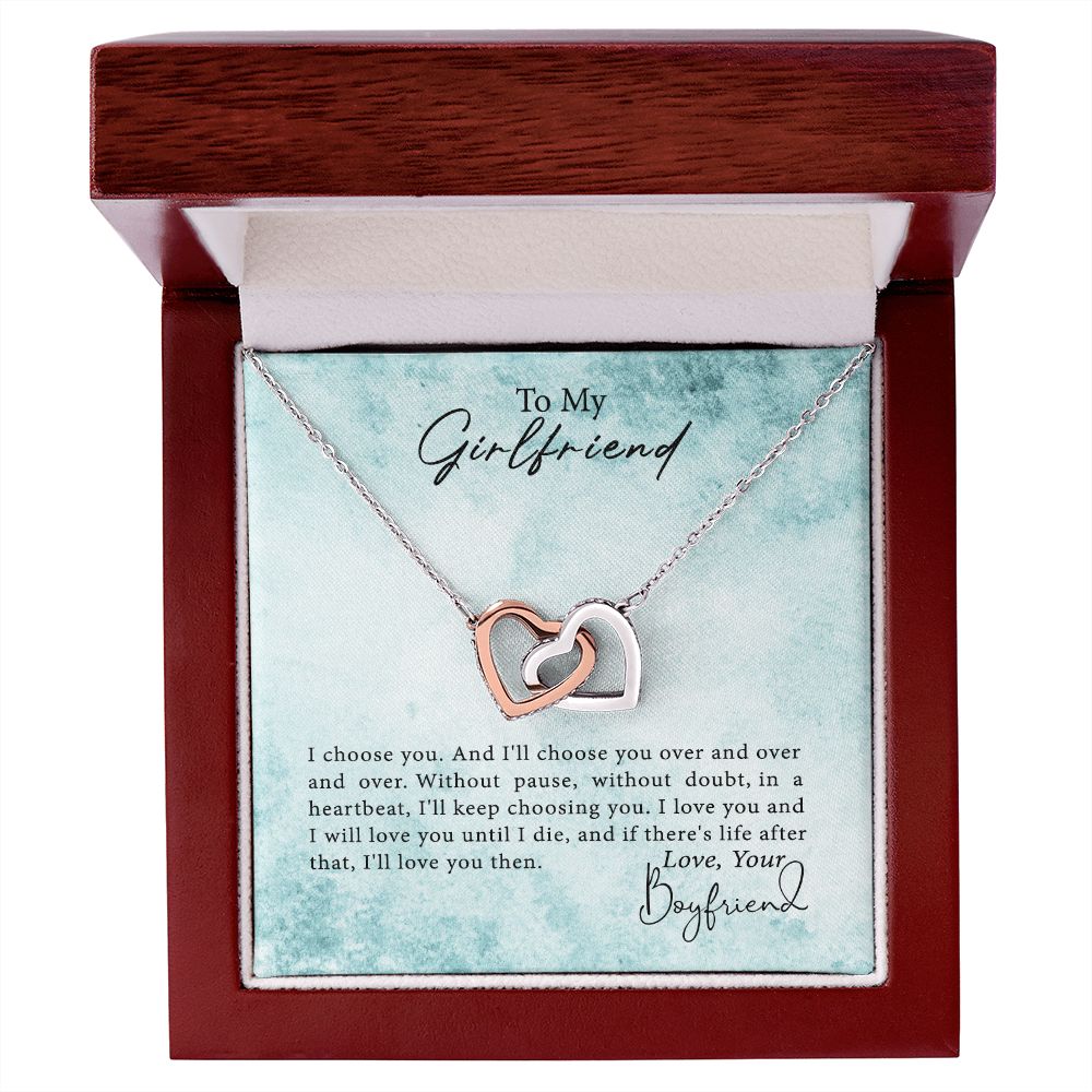 To My Girlfriend Necklace from Boyfriend To My Future Wife Necklace Jewelry For Girlfriend Gift For Girlfriend Gift for Her Romantic Birthday Valentines Day Gift For Girlfriend Gifts Necklaces