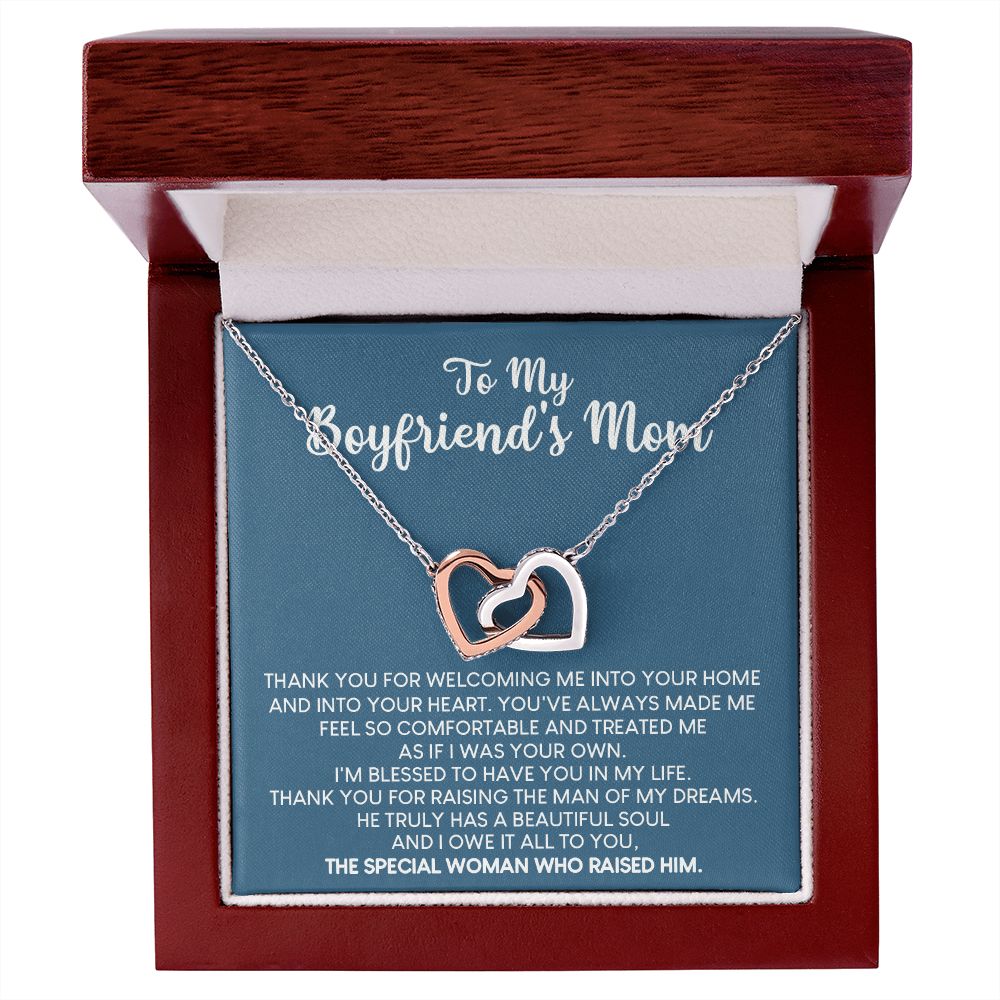 To My Boyfriend Mom Gift Necklace for Boyfriends Mom Gift Mother in Law Jewelry Gift Birthday Gift For Boyfriend's Mom Gift for Boyfriends Mom Gift for Boyfriend's Mom