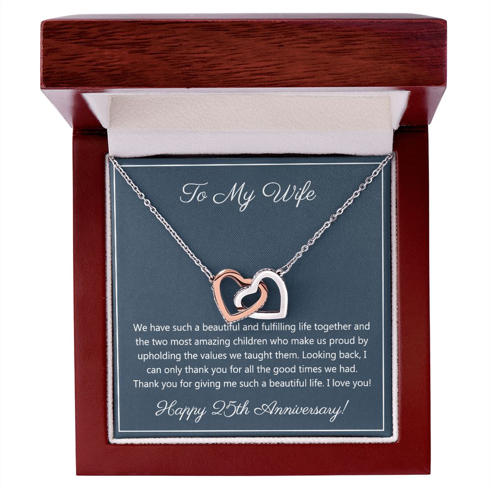 25th Wedding Anniversary Gift For Wife, 25th Anniversary Gifts Gift for Her 175038969605
