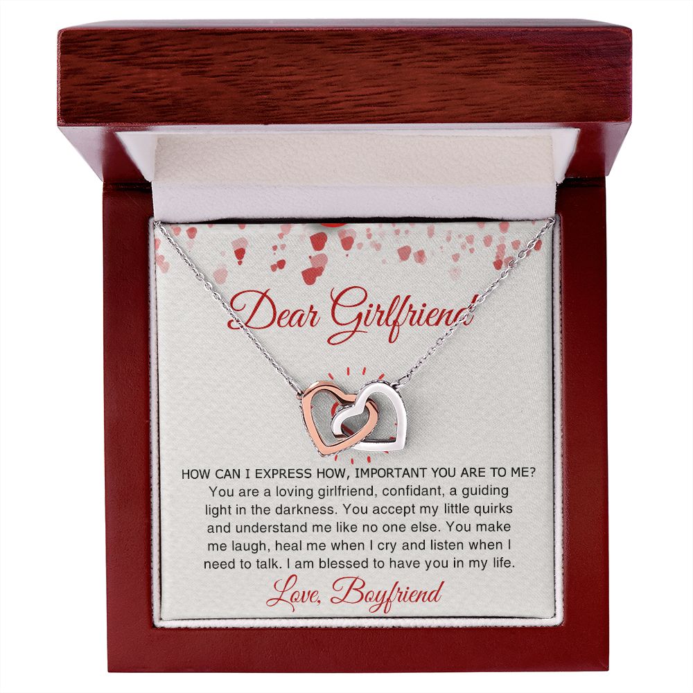 To My Girlfriend Necklace from Boyfriend To My Future Wife Necklace Jewelry For Girlfriend Gift For Girlfriend Gift for Her Romantic Birthday Valentines Day Gift For Girlfriend Gifts Necklaces