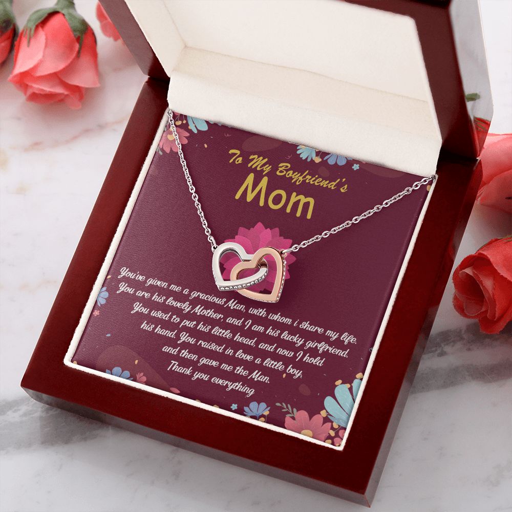 To My Boyfriend Mom Gift Necklace for Boyfriends Mom Gift Mother in Law Jewelry Gift Birthday Gift For Boyfriend's Mom Gift for Boyfriends Mom Gift for Boyfriend's Mom