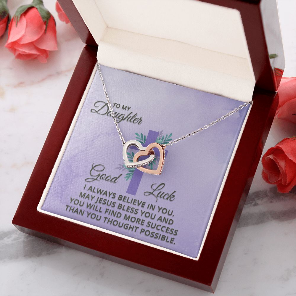 To My Daughter Necklace Gift from Mom, Mother and Daughter Jewelry Necklace for Girls, Mother Daughter Gift Ideas, Jewelry Pendant Necklace