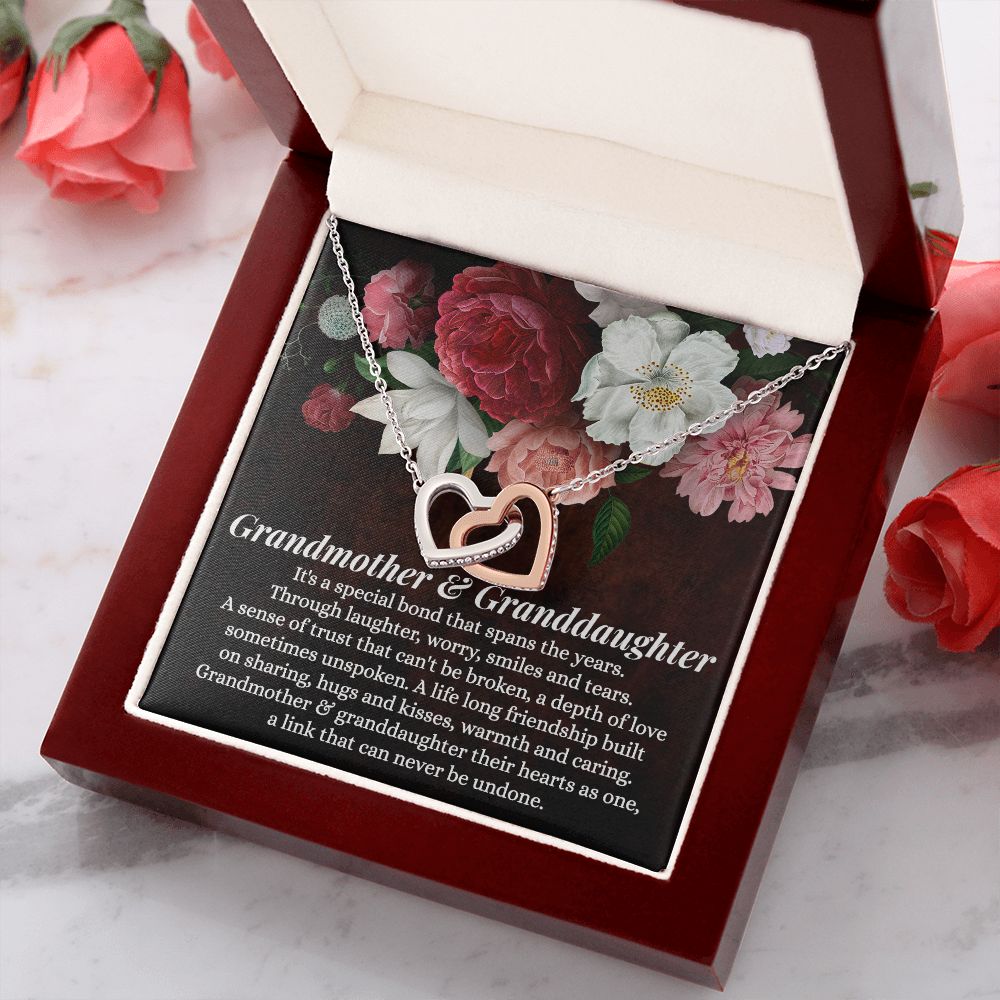 To My Grandma Necklace, Gift for Grandmother Necklace, Mothers Day Gift For Grandma Nana, Grandma Jewelry From Grandchildren GrandKids , Jewelry Box Gift For Grandma Grandmother