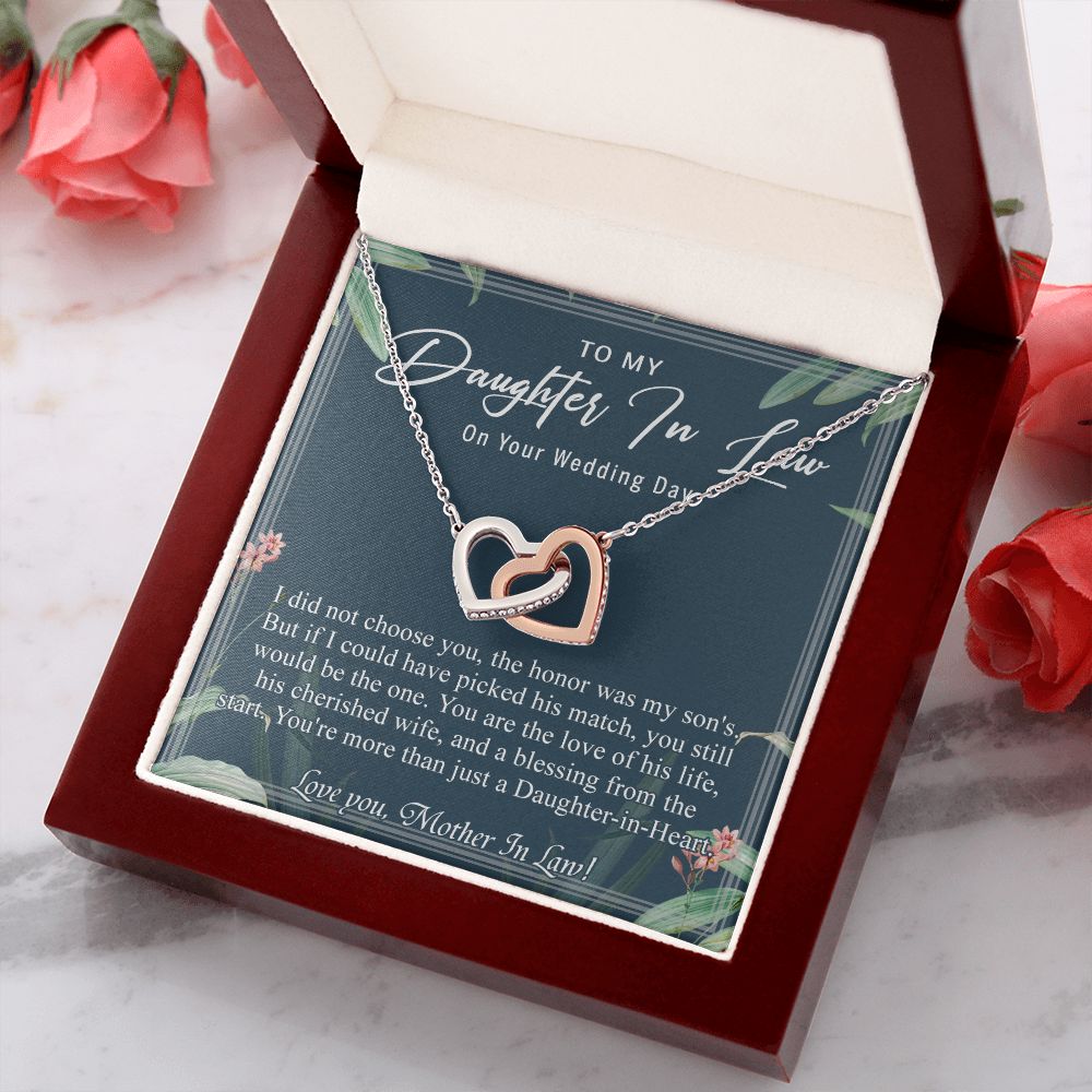 Daughter In Law Gifts Ideas, Daughter In Law Necklace, Gifts For Future Daughter In Law, Daughter In Law Birthday Gifts, Daughter-in-law Gifts From Mother In Law, Birthday Gifts For Daughter6 Interlocking Hearts Necklace
