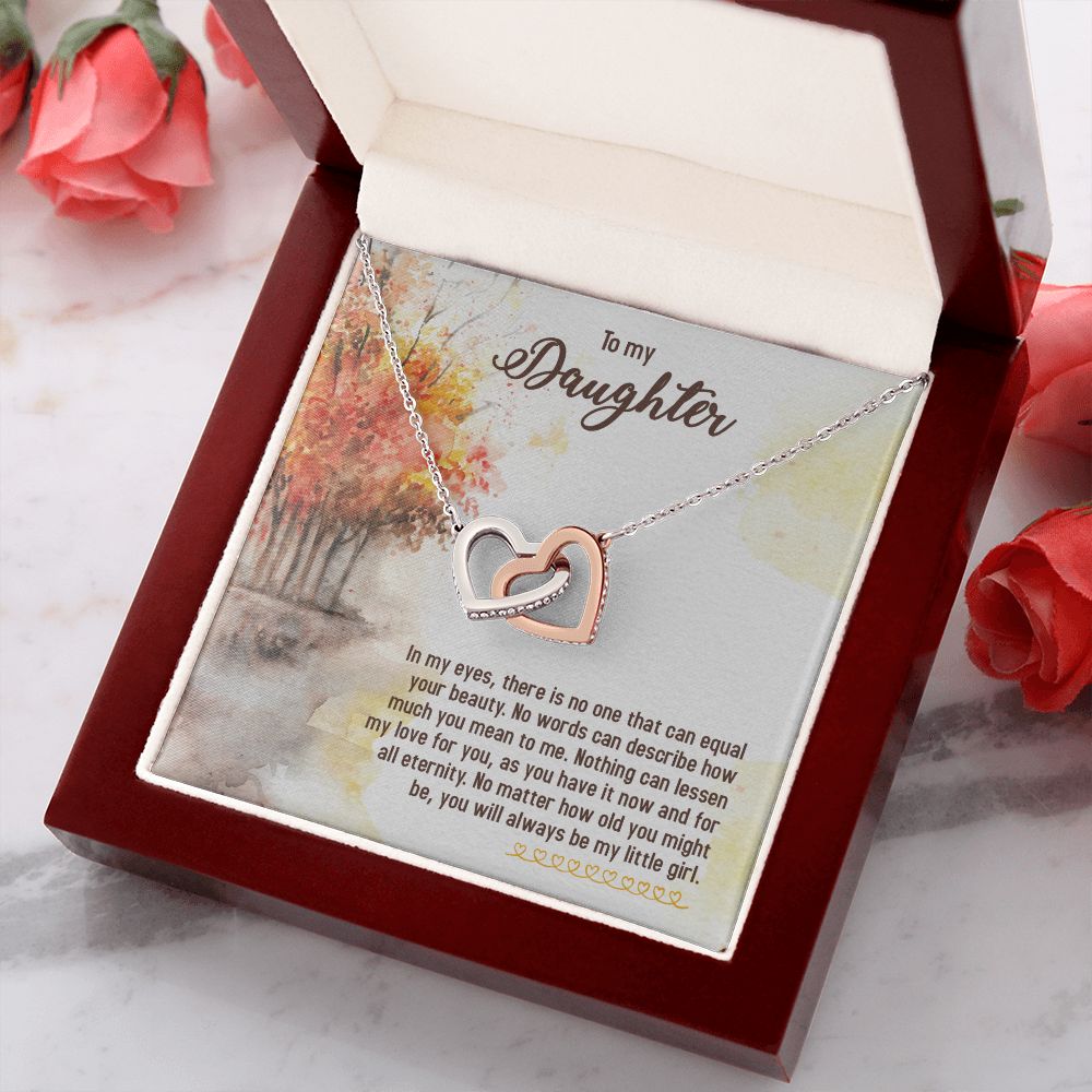 To My Daughter Necklace Gift from Mom, Mother and Daughter Jewelry Necklace for Girls, Mother Daughter Gift Ideas, Jewelry Pendant Necklace