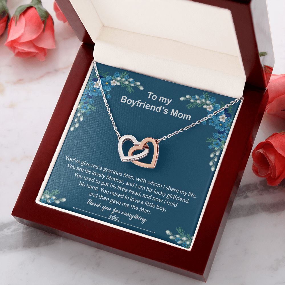 To My Boyfriend Mom Gift Necklace for Boyfriends Mom Gift Mother in Law Jewelry Gift Birthday Gift For Boyfriend's Mom Gift for Boyfriends Mom Gift for Boyfriend's Mom