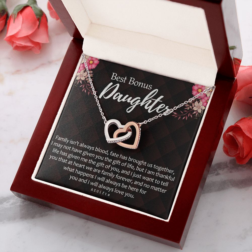 Daughter In Law Gifts Ideas, Daughter In Law Necklace, Gifts For Future Daughter In Law, Daughter In Law Birthday Gifts, Daughter-in-law Gifts From Mother In Law, Birthday Gifts For Daughter1 Interlocking Hearts Necklace