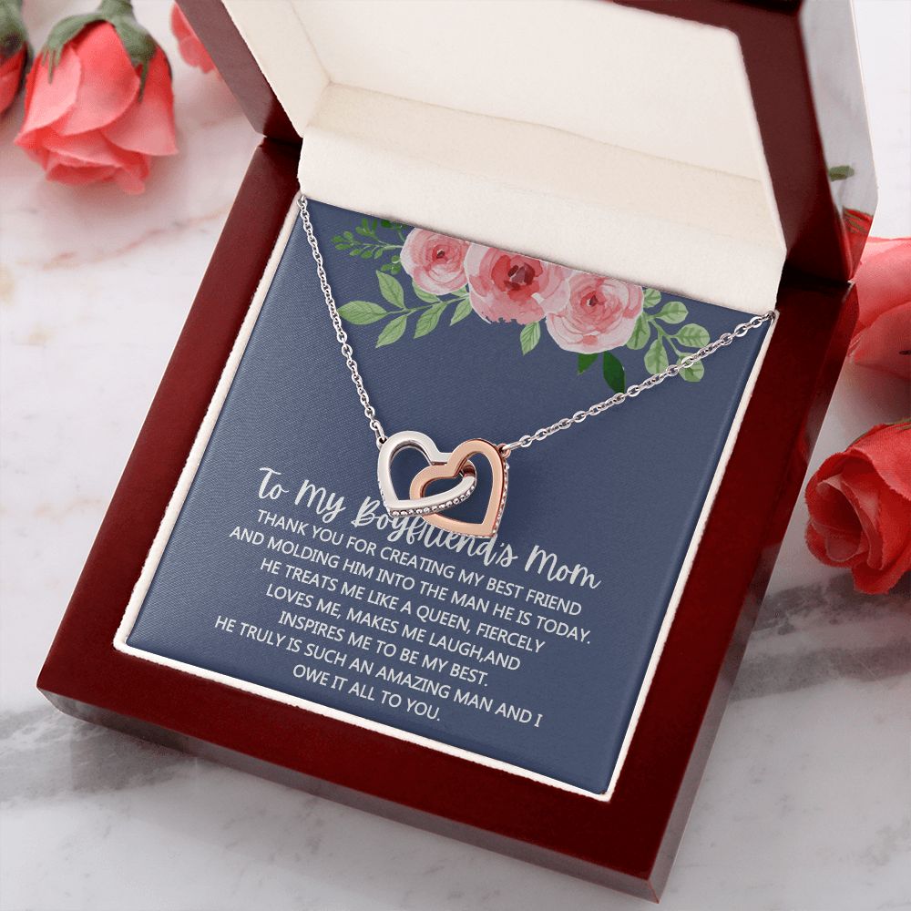 To My Boyfriend Mom Gift Necklace for Boyfriends Mom Gift Mother in Law Jewelry Gift Birthday Gift For Boyfriend's Mom Gift for Boyfriend Mom Gift for Boyfriend's Mom