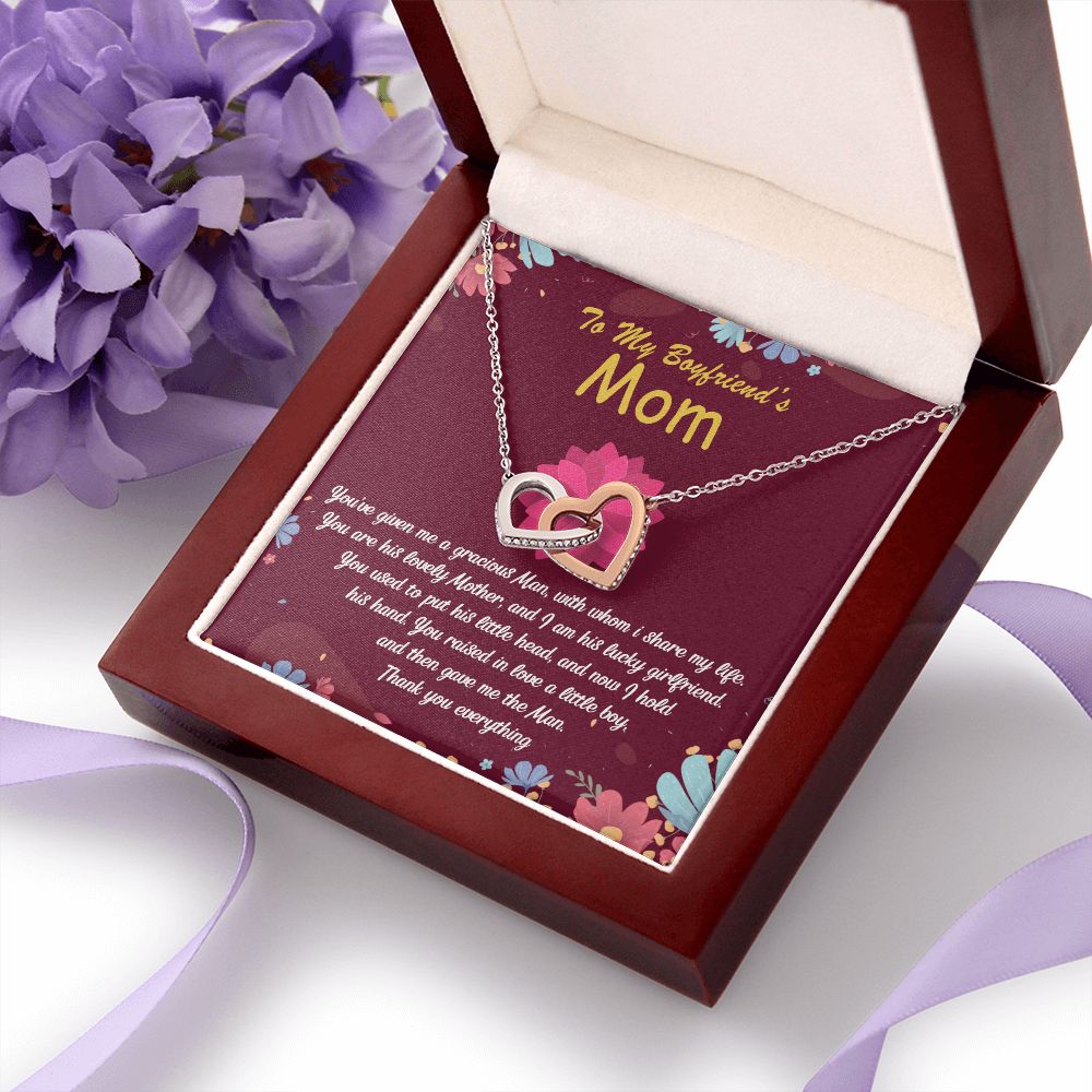To My Boyfriend Mom Gift Necklace for Boyfriends Mom Gift Mother in Law Jewelry Gift Birthday Gift For Boyfriend's Mom Gift for Boyfriends Mom Gift for Boyfriend's Mom