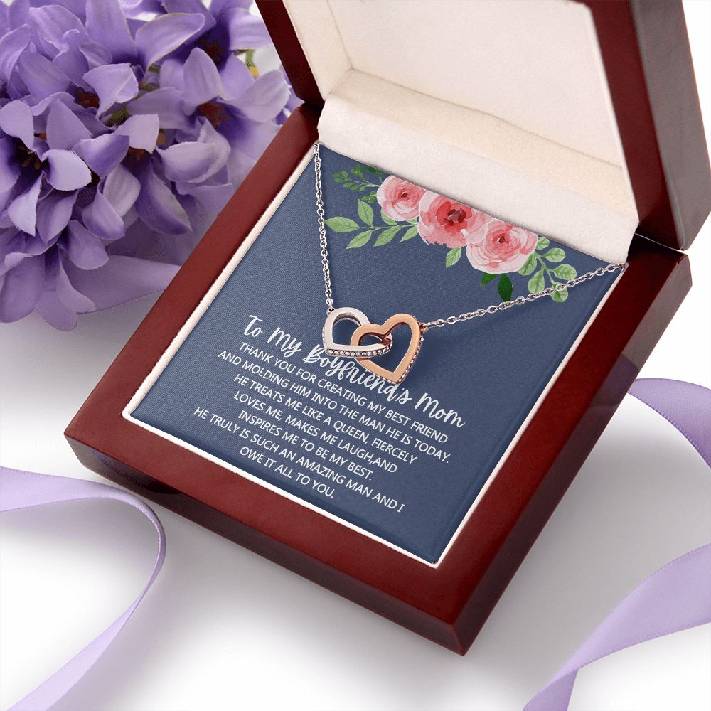 To My Boyfriend Mom Gift Necklace for Boyfriends Mom Gift Mother in Law Jewelry Gift Birthday Gift For Boyfriend's Mom Gift for Boyfriend Mom Gift for Boyfriend's Mom