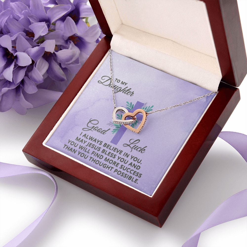 To My Daughter Necklace Gift from Mom, Mother and Daughter Jewelry Necklace for Girls, Mother Daughter Gift Ideas, Jewelry Pendant Necklace