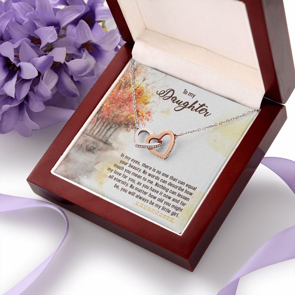 To My Daughter Necklace Gift from Mom, Mother and Daughter Jewelry Necklace for Girls, Mother Daughter Gift Ideas, Jewelry Pendant Necklace