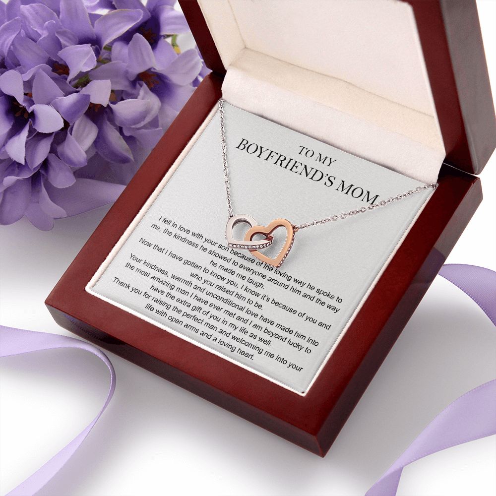 To My Boyfriend Mom Gift Necklace for Boyfriends Mom Gift Mother in Law Jewelry Gift Birthday Gift For Boyfriend's Mom Gift for Boyfriends Mom Gift for Boyfriend's Mom