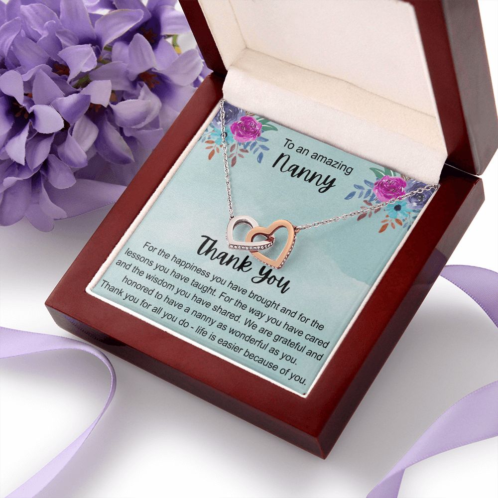 To My Grandma Necklace, Gift for Grandmother Necklace, Mothers Day Gift For Grandma Nana, Grandma Jewelry From Grandchildren GrandKids , Jewelry Box Gift For Grandma Grandmother