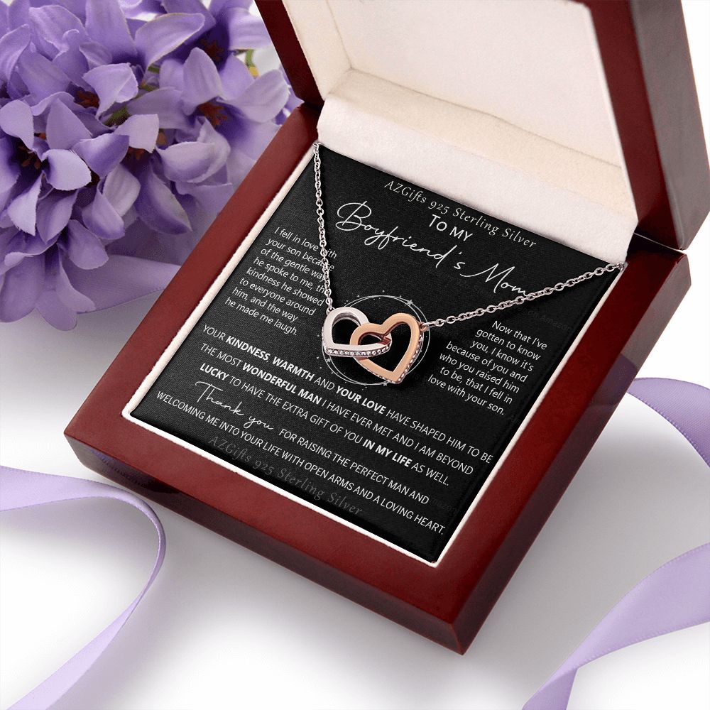 To My Boyfriend's Mom Necklace, Gift for Boyfriend's Mom, Boyfriend's Mom Gift, Boyfriends Mom Birthday Gift, Mother's Day Gift for Boyfriends Mom, Boyfriend Mom Jewelry