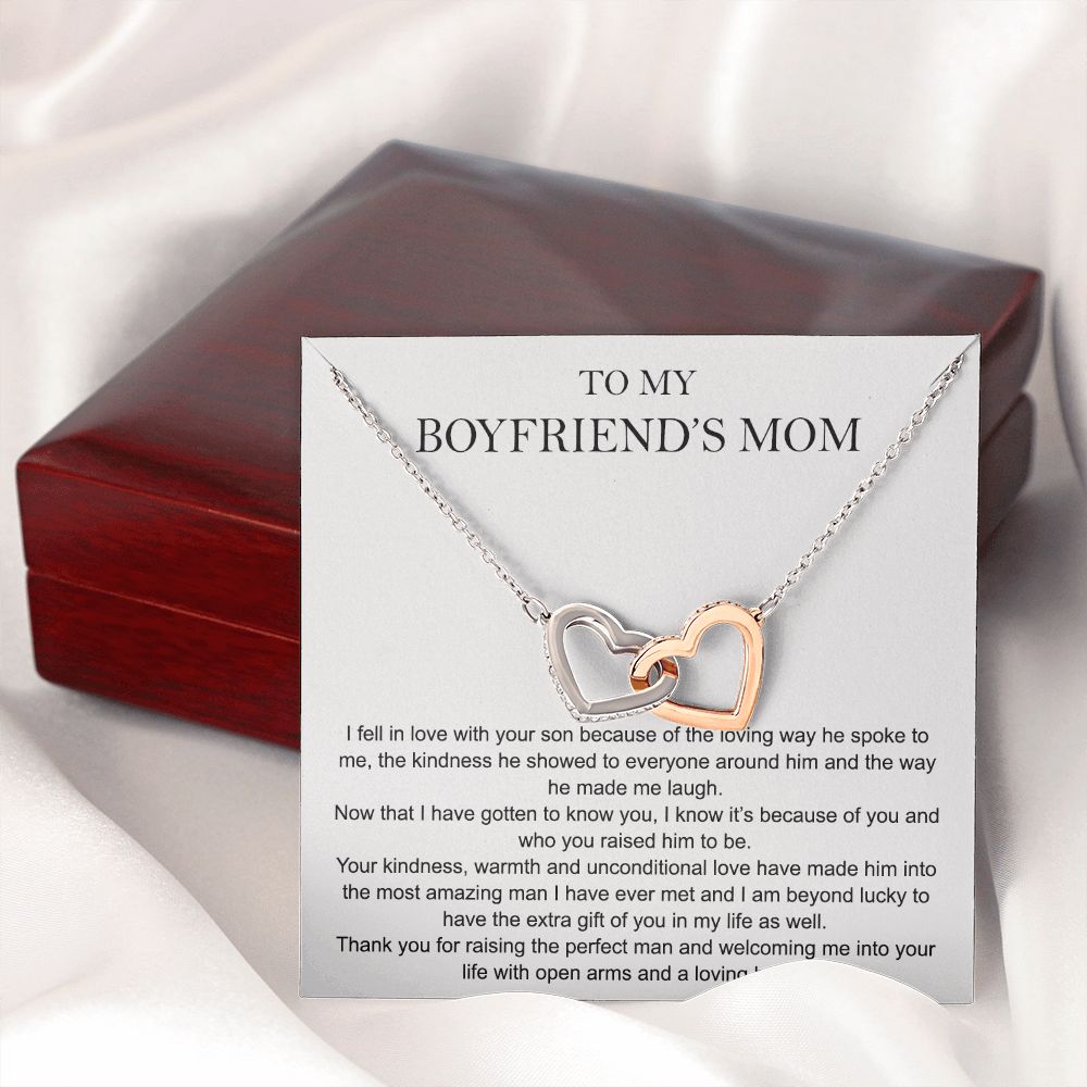 To My Boyfriend Mom Gift Necklace for Boyfriends Mom Gift Mother in Law Jewelry Gift Birthday Gift For Boyfriend's Mom Gift for Boyfriends Mom Gift for Boyfriend's Mom