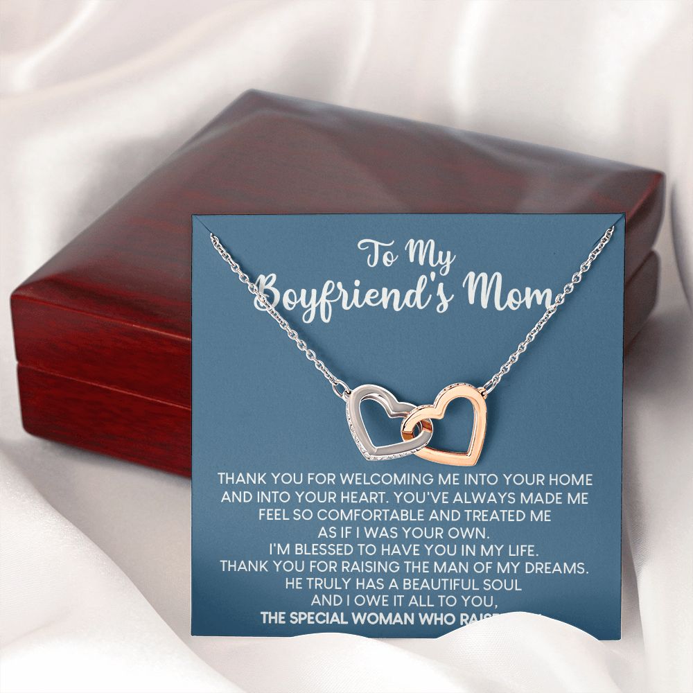 To My Boyfriend Mom Gift Necklace for Boyfriends Mom Gift Mother in Law Jewelry Gift Birthday Gift For Boyfriend's Mom Gift for Boyfriends Mom Gift for Boyfriend's Mom